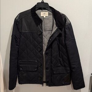 Men's Black Quilted Jacket